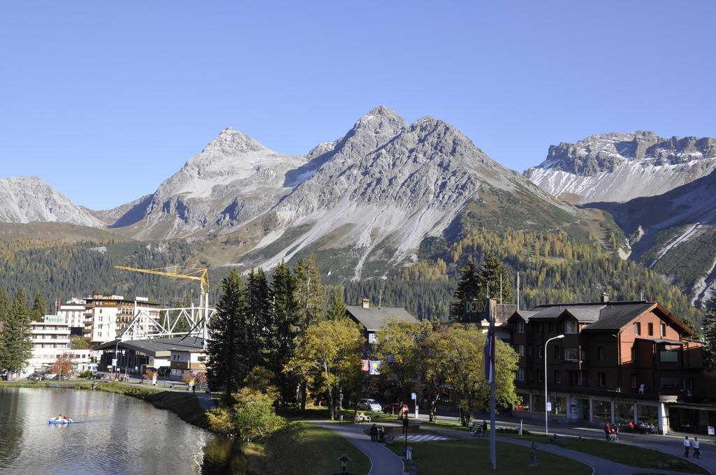 Posthotel Holiday Villa Arosa Exterior foto